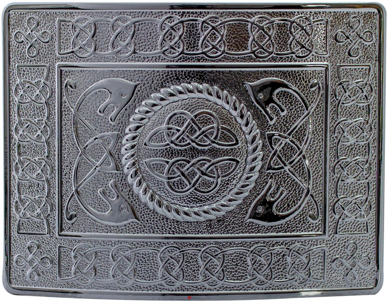 Highland Serpent Kilt Belt Buckle Scottish Made