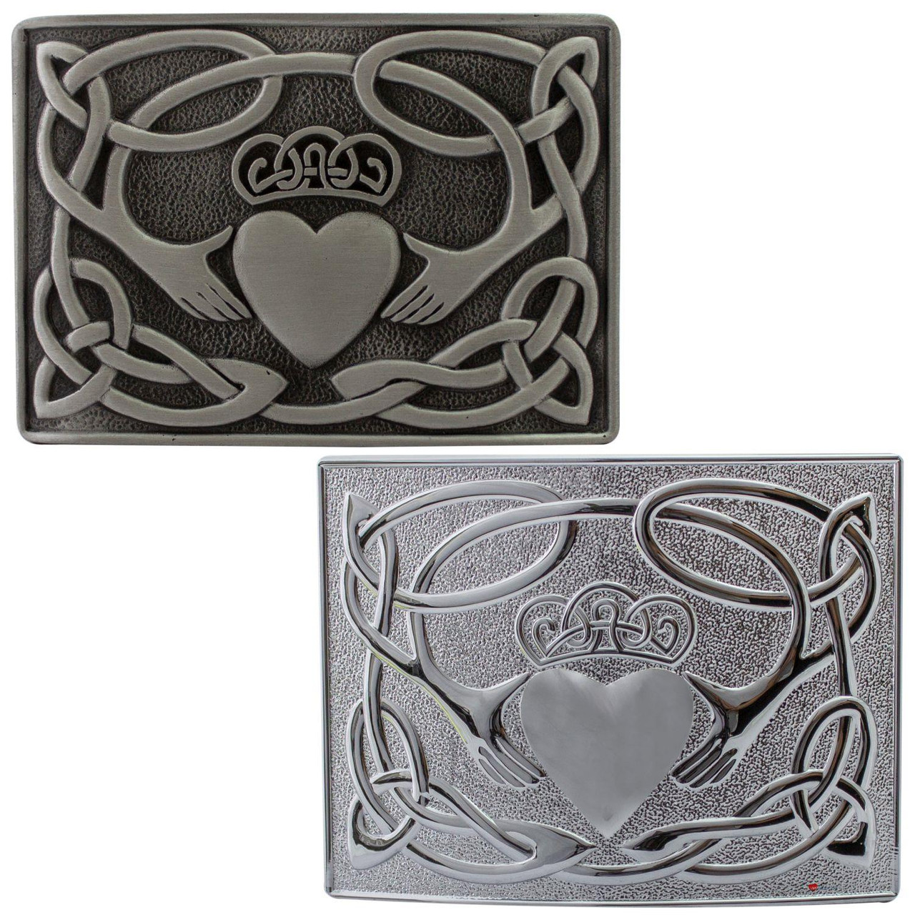 Claddagh Kilt Belt Buckle Scottish Made Scottish Made