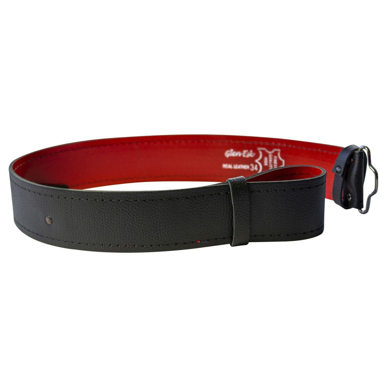 Lined Leather Hide Kilt Belt 2.25" Wide