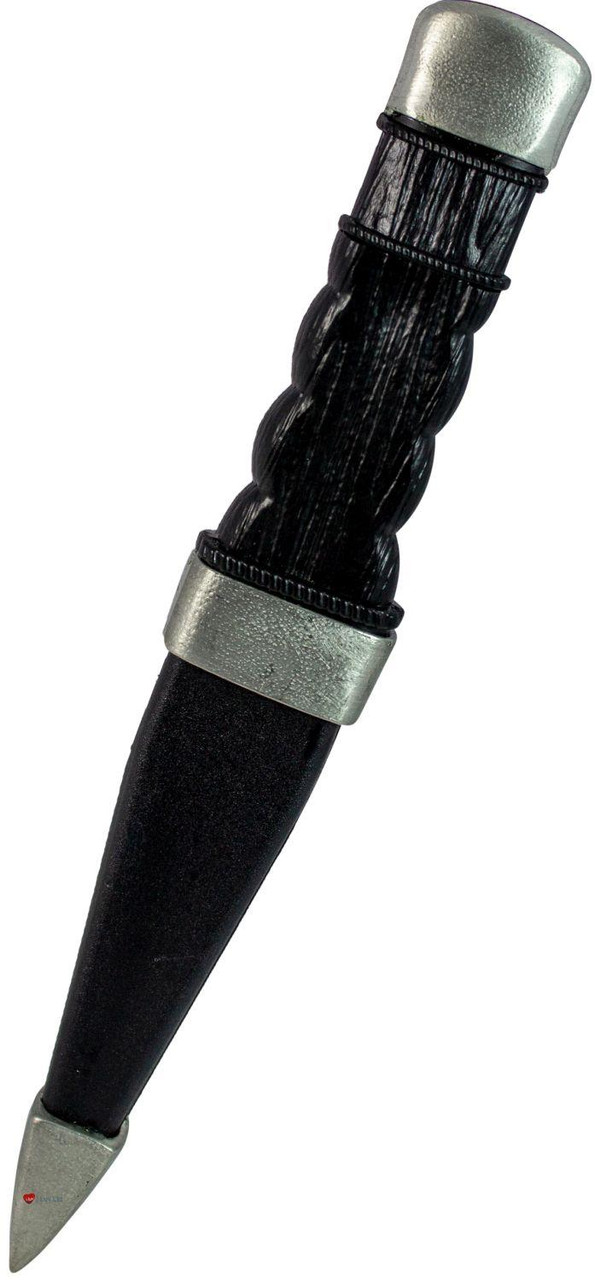 Sgian Dubh Antique Stone Top Celtic Knot 5 Stone Colours Safety Blade