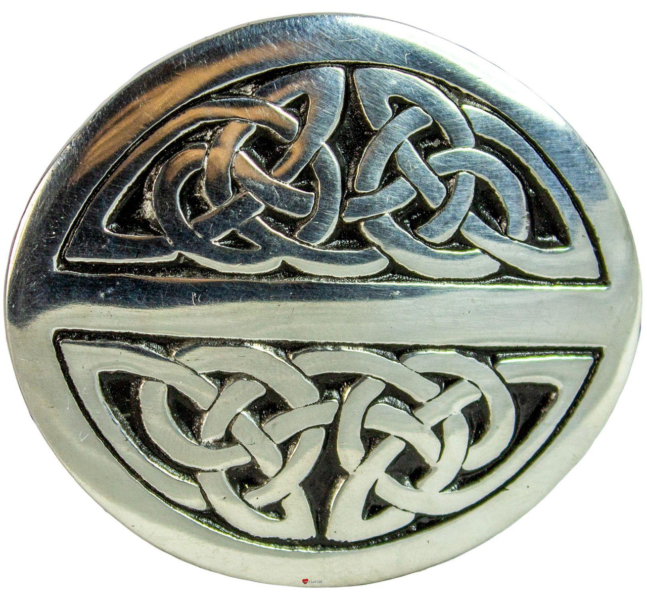 Snap Buckle For Leather Belts For Trouser Belt 1.5" 4 Celtic Designs