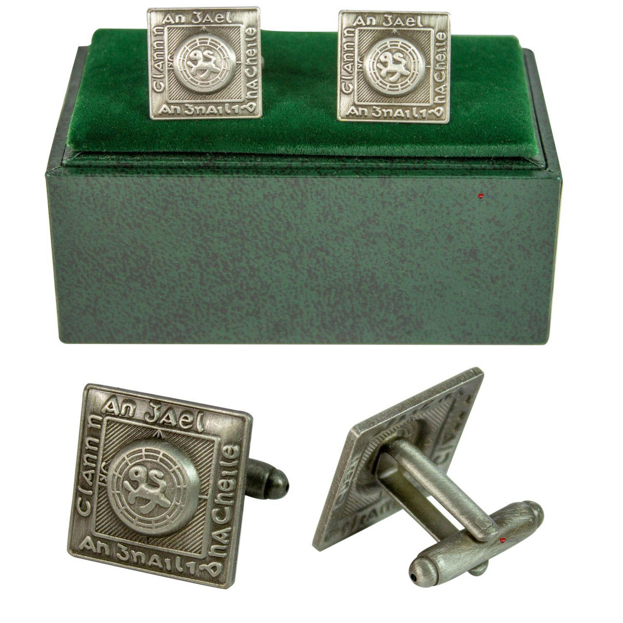 Prince Charlie Button Cufflinks Antique & Chrome Perfect Accessory