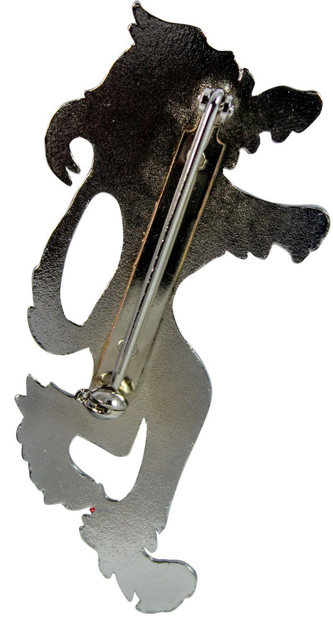 Lion Rampant Kilt Pin Chrome and Antique Finish 2 styles
