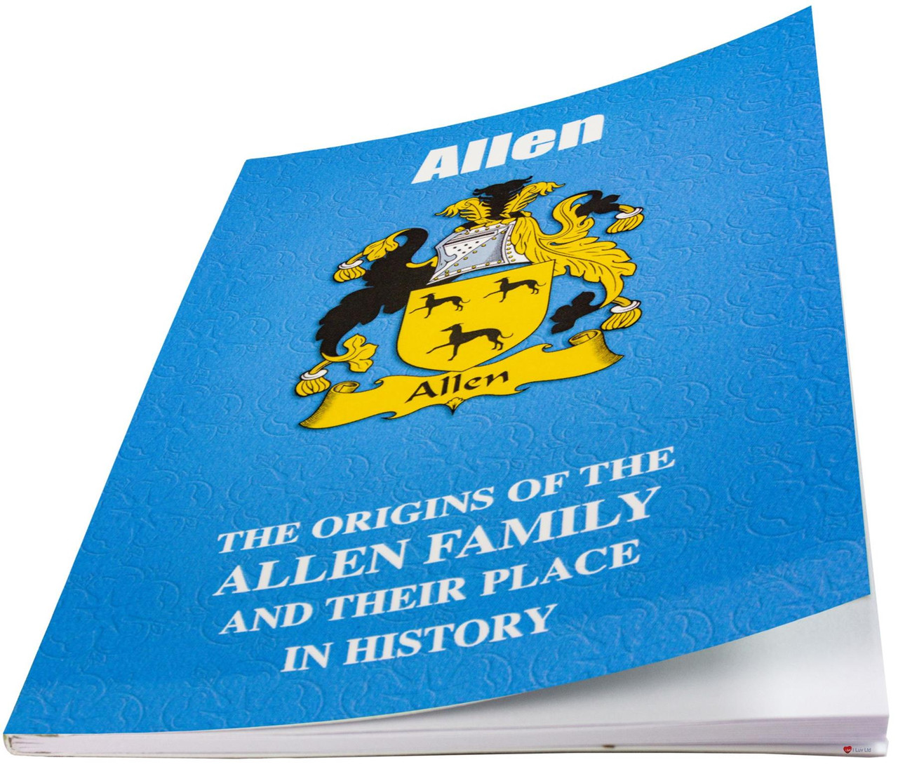 Allen English Ancestry Family History Booklet