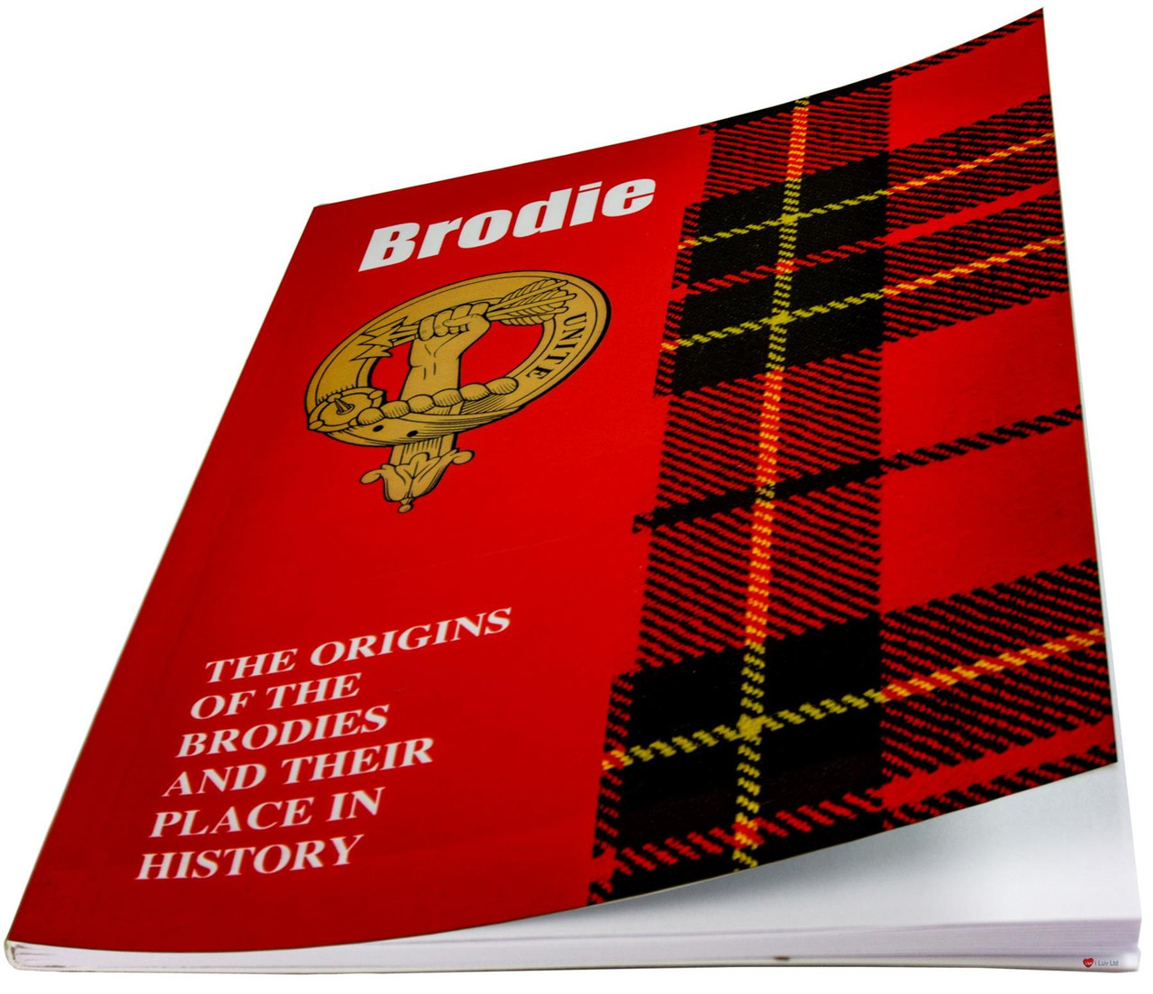 Brodie Ancestry Scottish Clan History Booklet, Scottish Gift Family History Gifts Clans of Scotland Mini Book