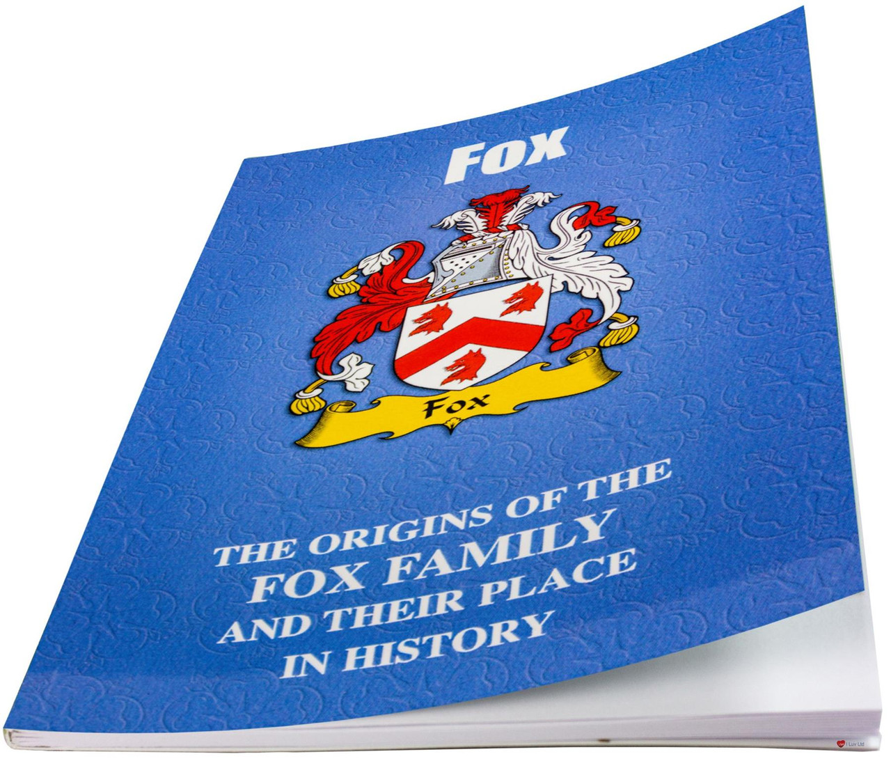 Fox English Ancestry Family History Booklet with Amazing Facts of this Famous Name Family History Gifts Mini Book