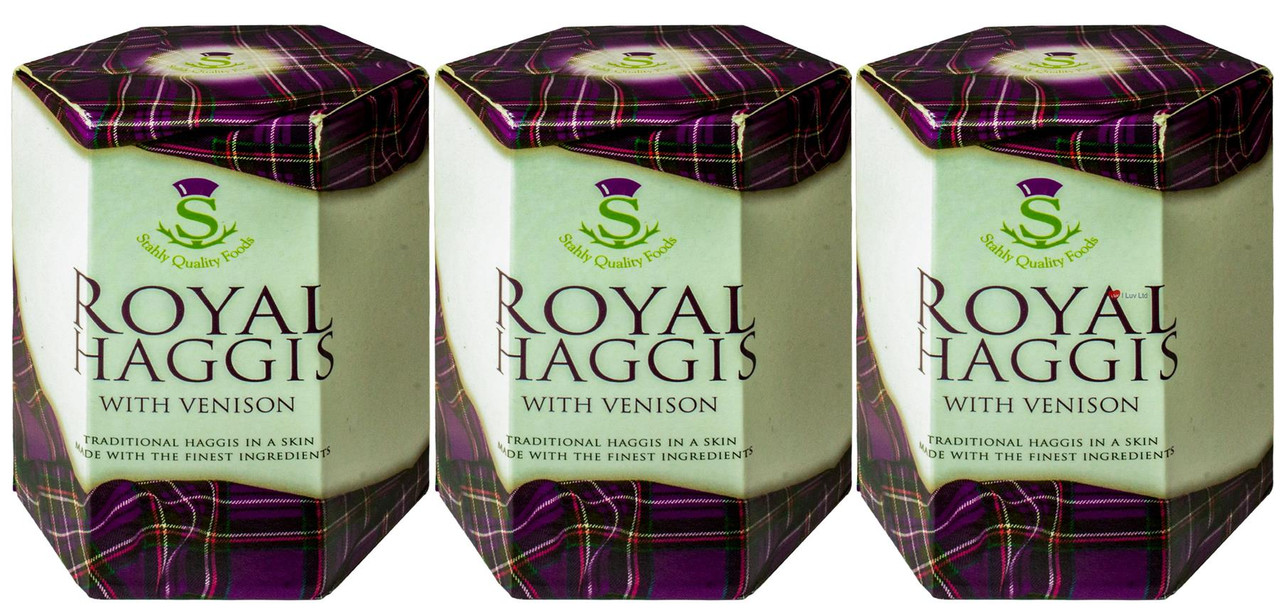 Royal Haggis With Venison Tin Pack of 3 Traditional Scottish Food ...