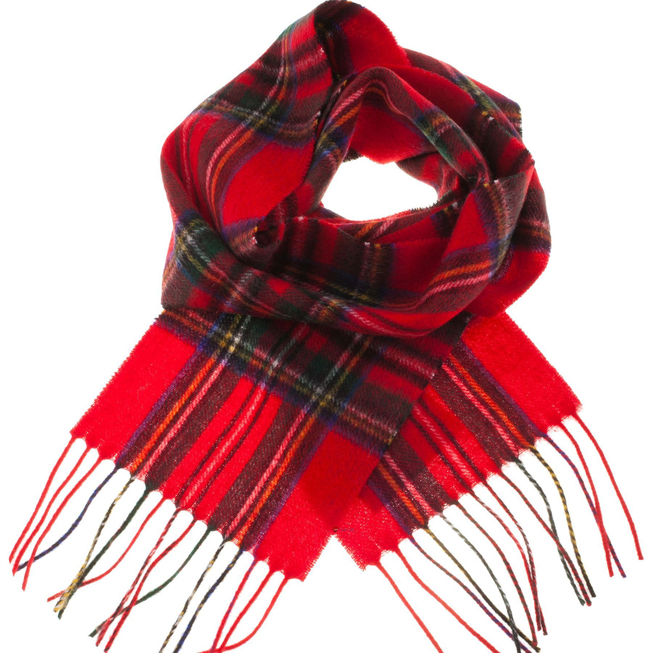Mini Edin 100% Lambswool Scarf in Stewart Royal Tartan