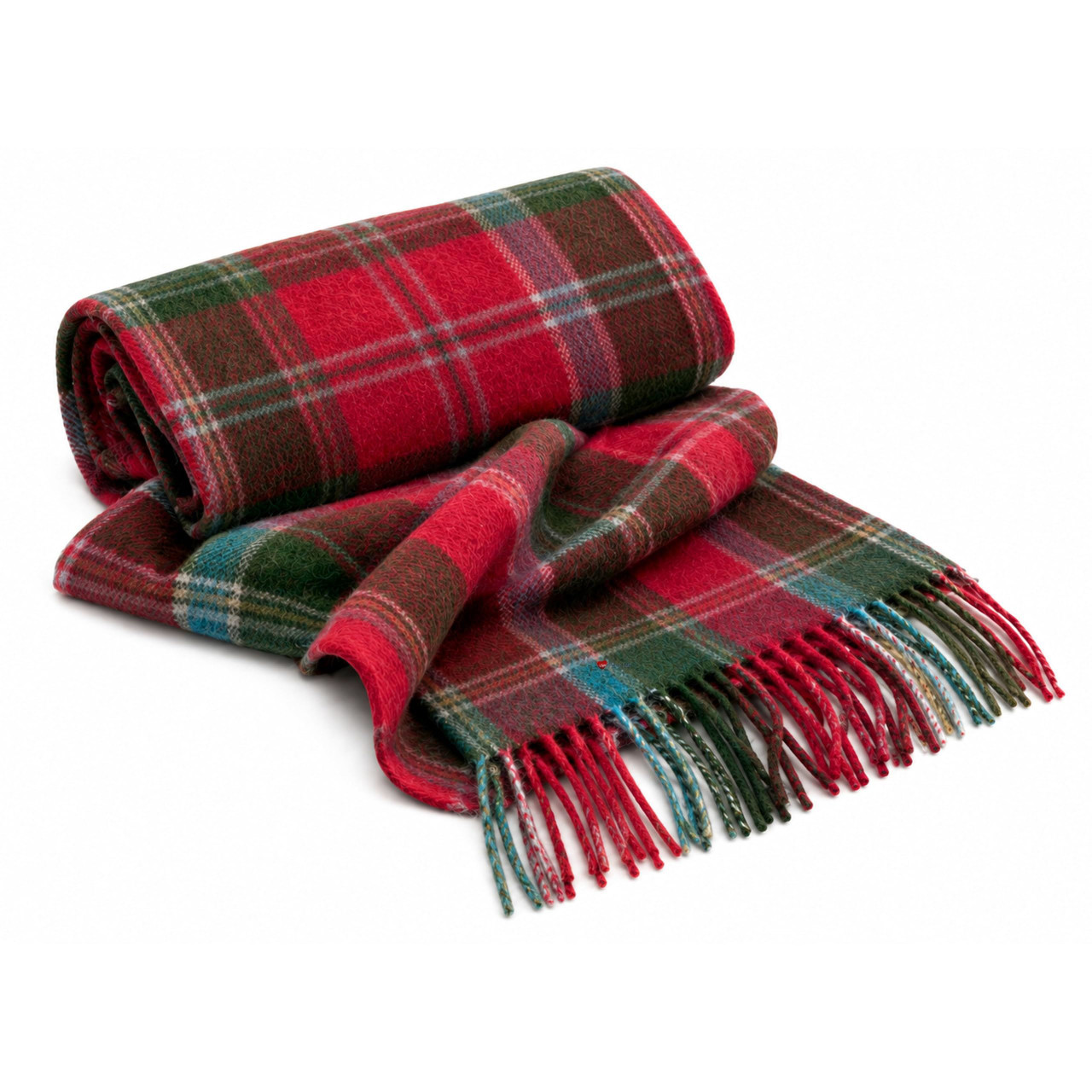 Cashmere Clan Scarf MacLean of Duart Weathered