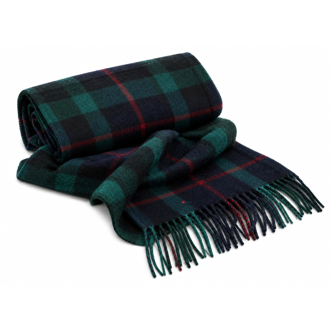 Cashmere Clan Scarf Morrison Green Modern