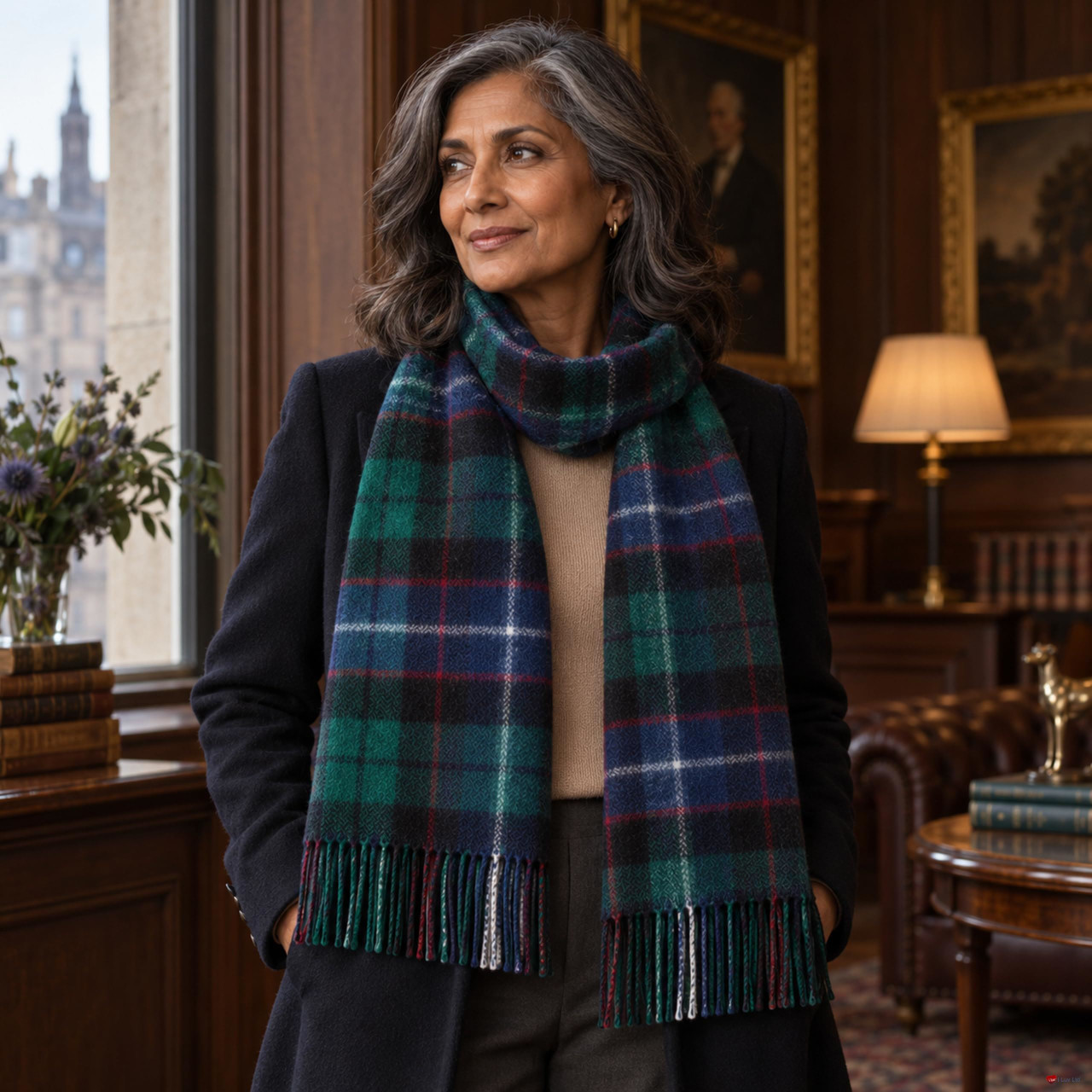 Cashmere Clan Scarf Galbraith Modern