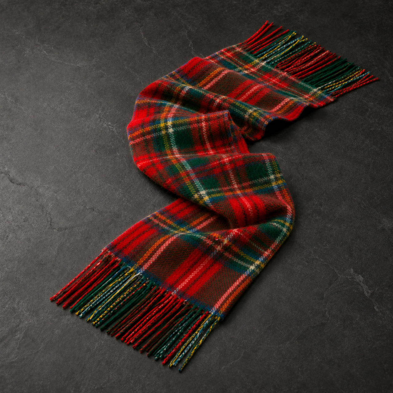 Cashmere Clan Scarf Stewart Royal Modern