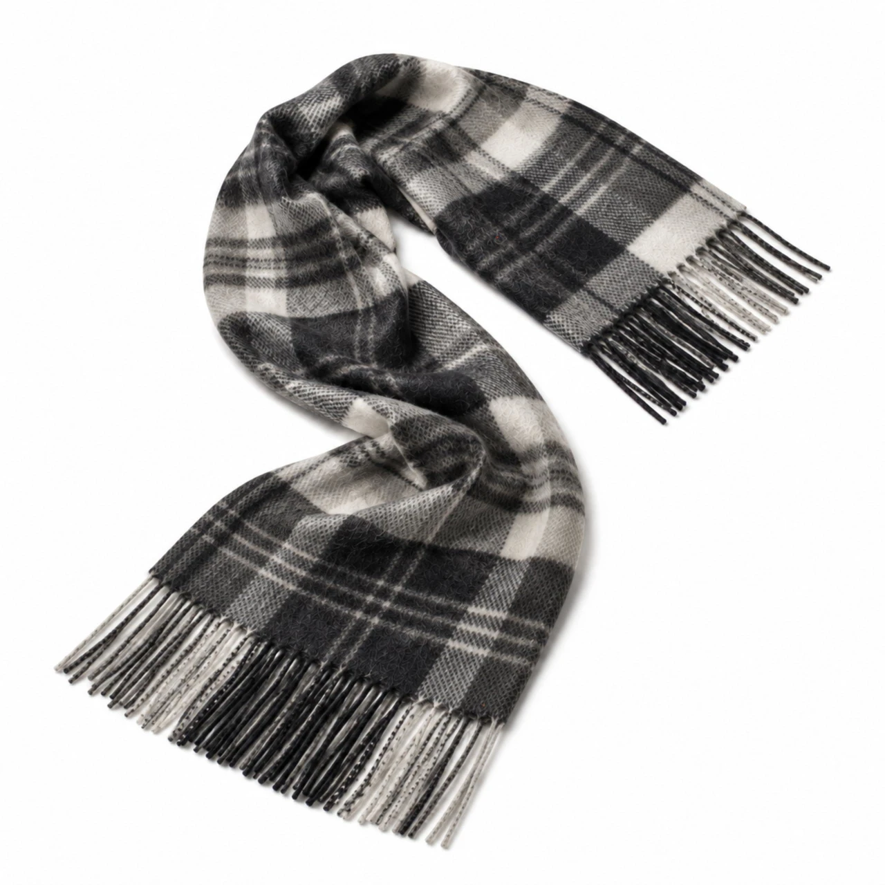 Cashmere Clan Scarf Stewart Grey Dress Modern