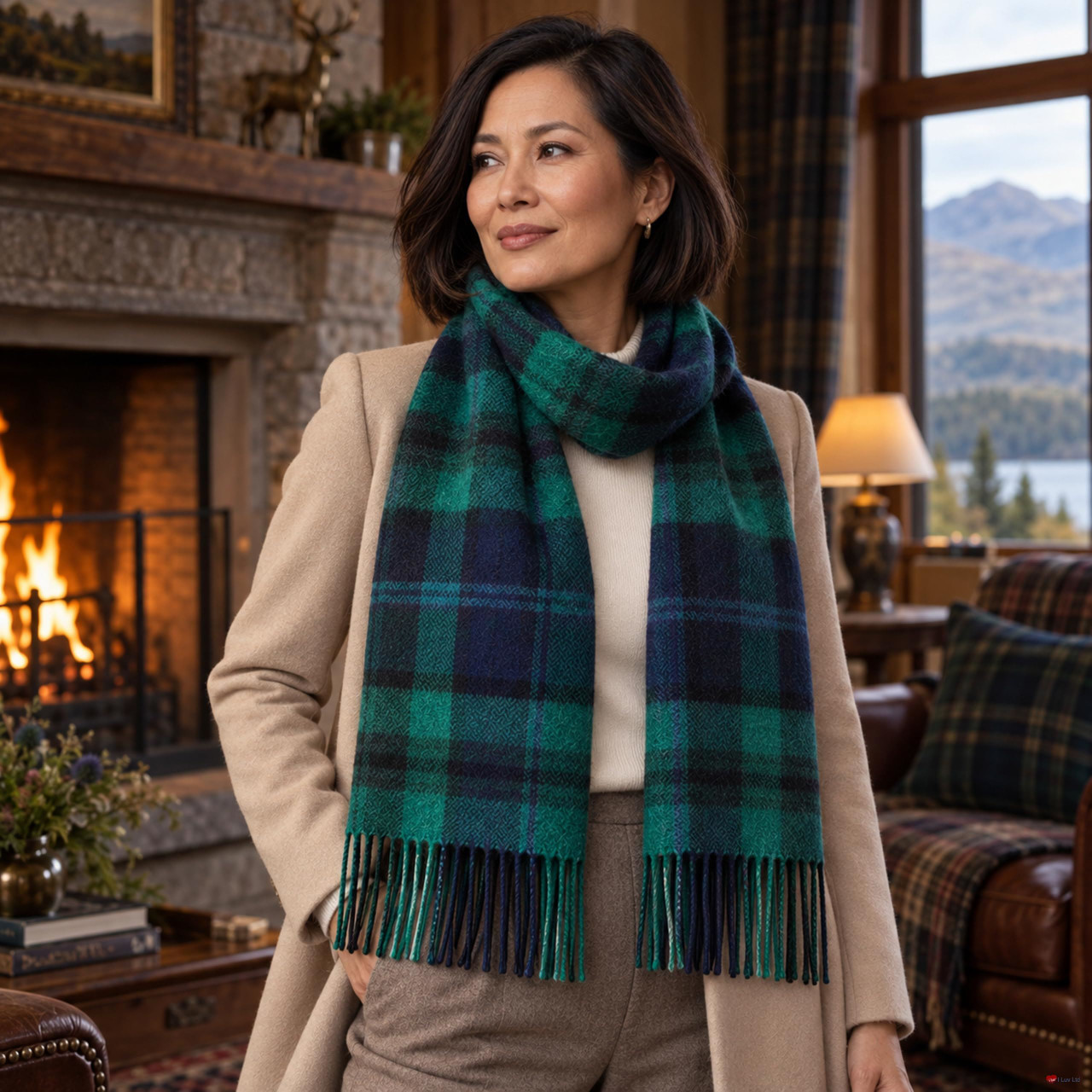Cashmere Clan Scarf MacKay Modern