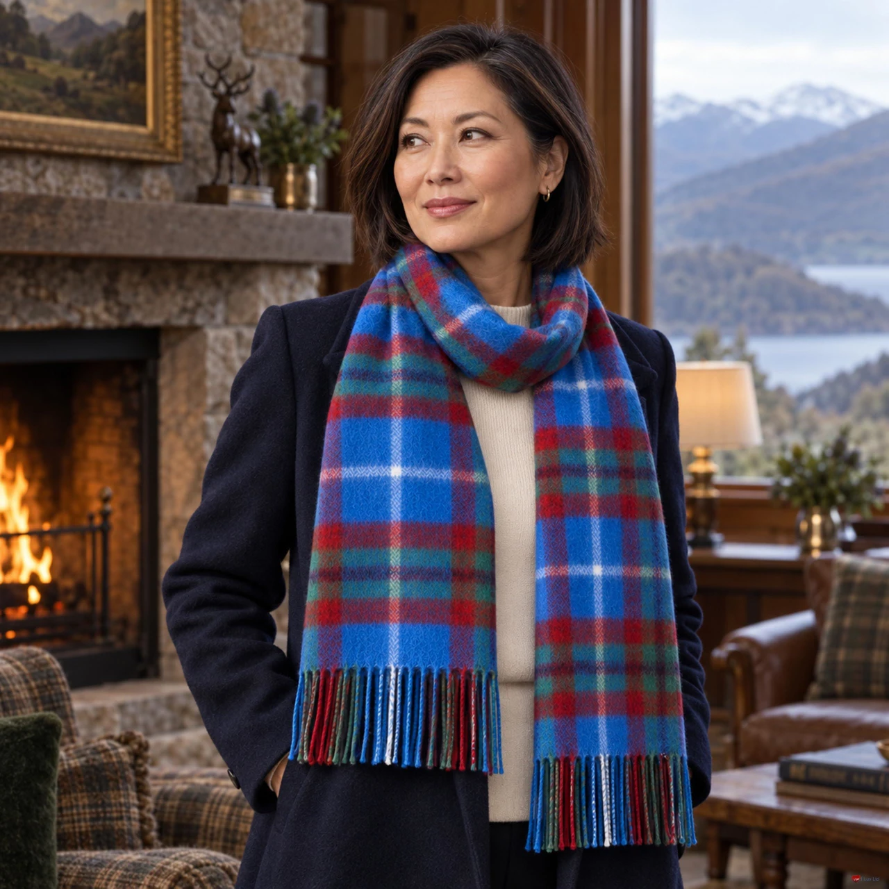 Cashmere Clan Scarf Edinburgh