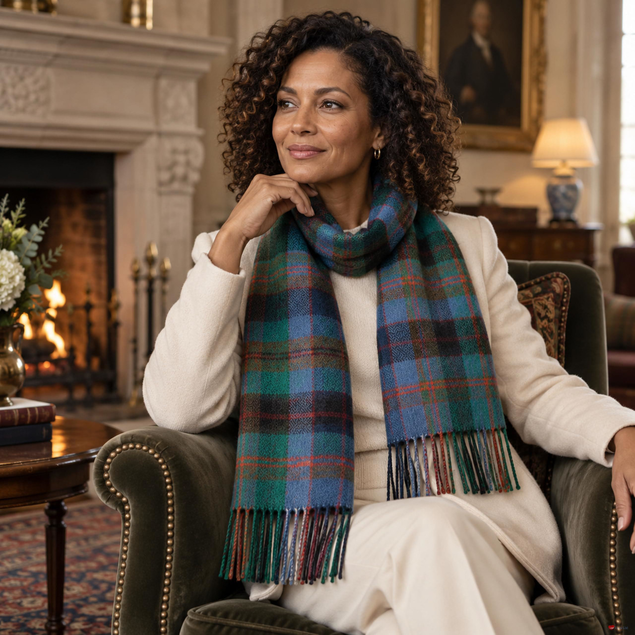 Cashmere Clan Scarf MacDonald Clan Ancient