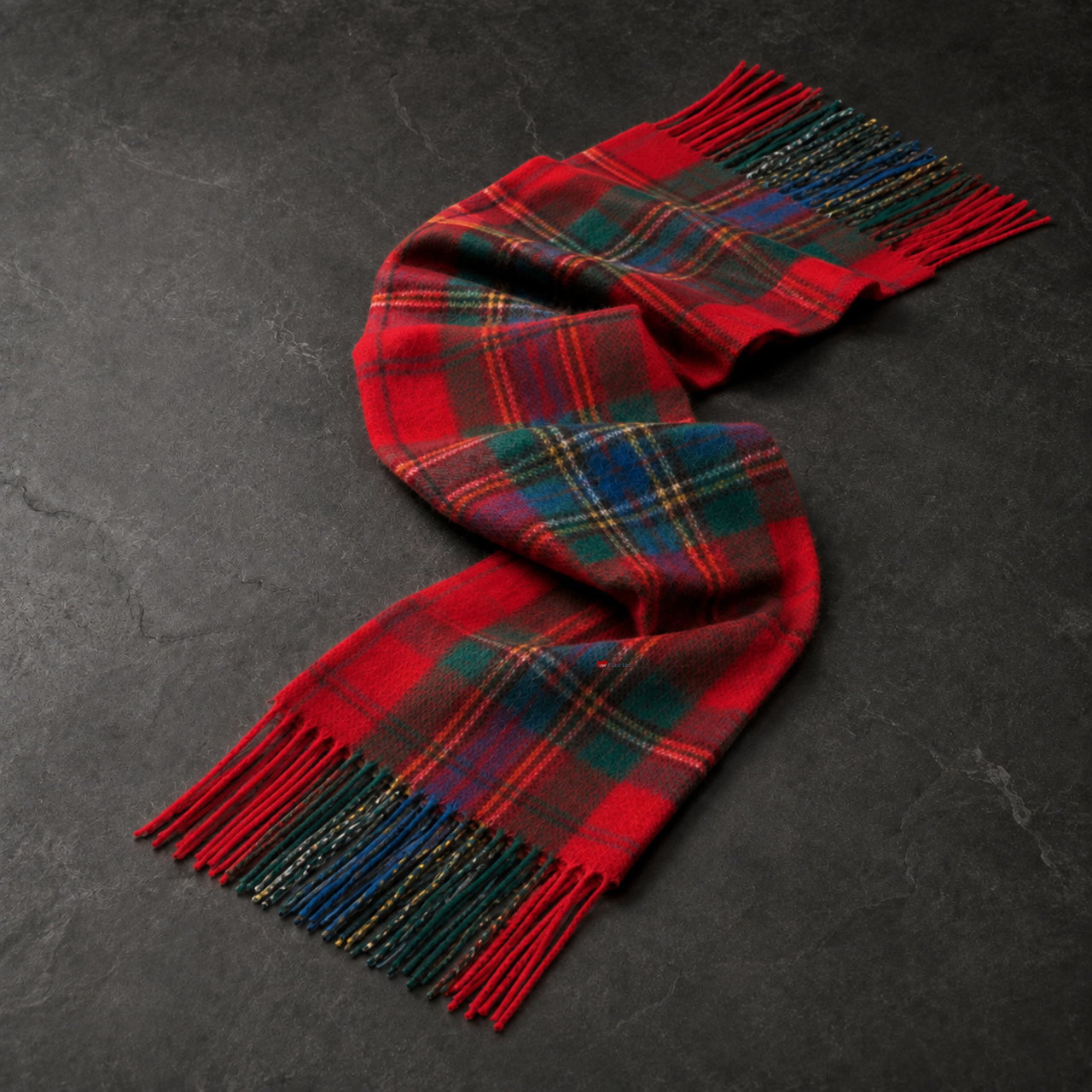 Cashmere Clan Scarf MacLean of Duart Modern
