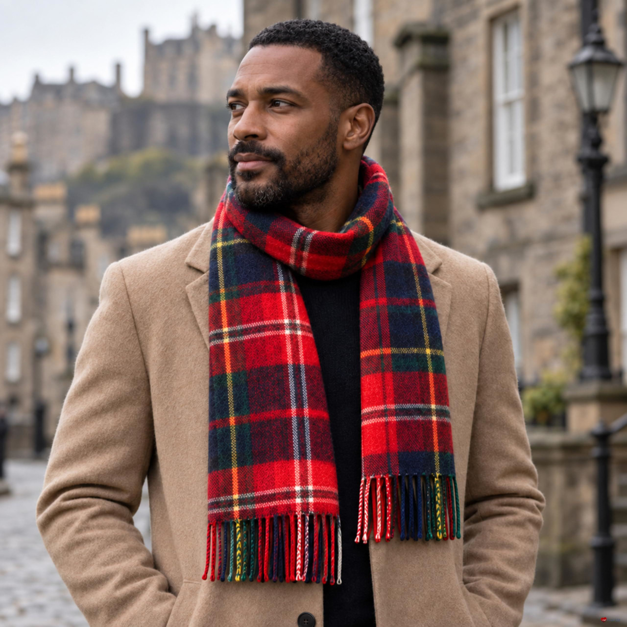 Cashmere Clan Scarf MacPherson Clan Modern