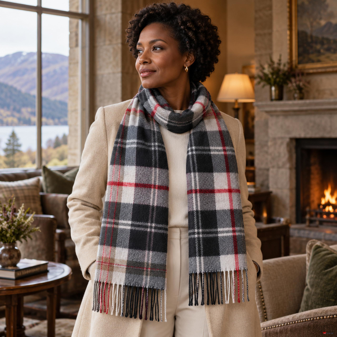 Cashmere Clan Scarf Moffat Modern