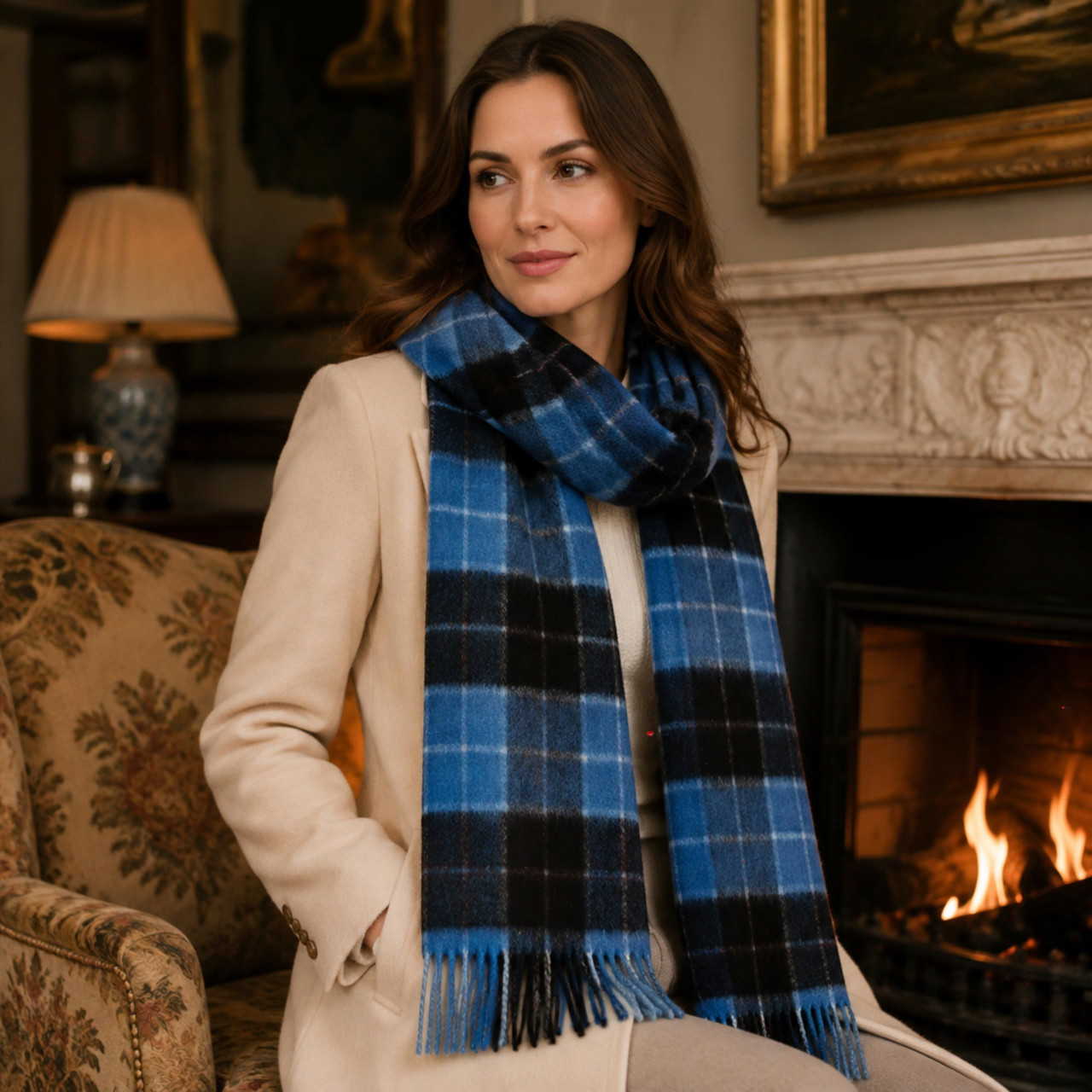 Cashmere Clan Scarf Clergy Ancient