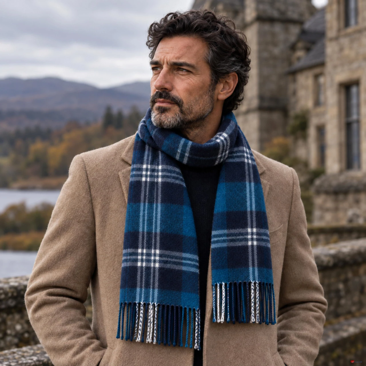 Cashmere Clan Scarf Earl of St Andrews