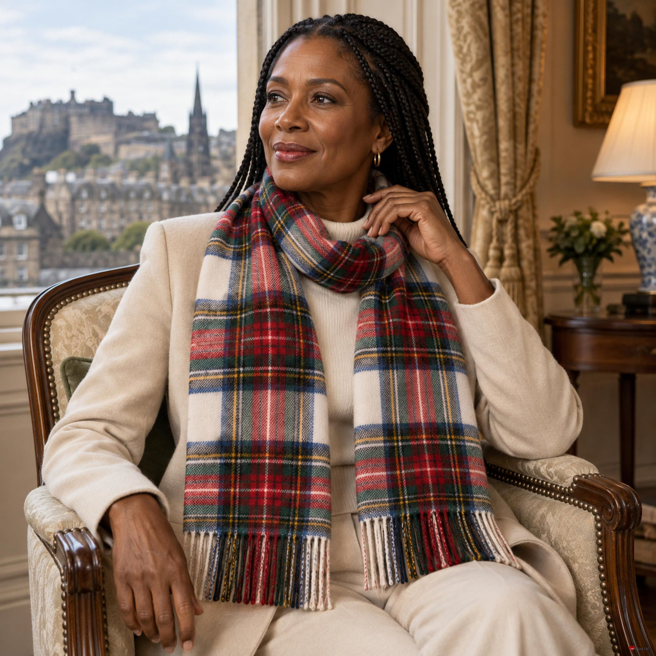 Cashmere Clan Scarf Stewart Dress Modern