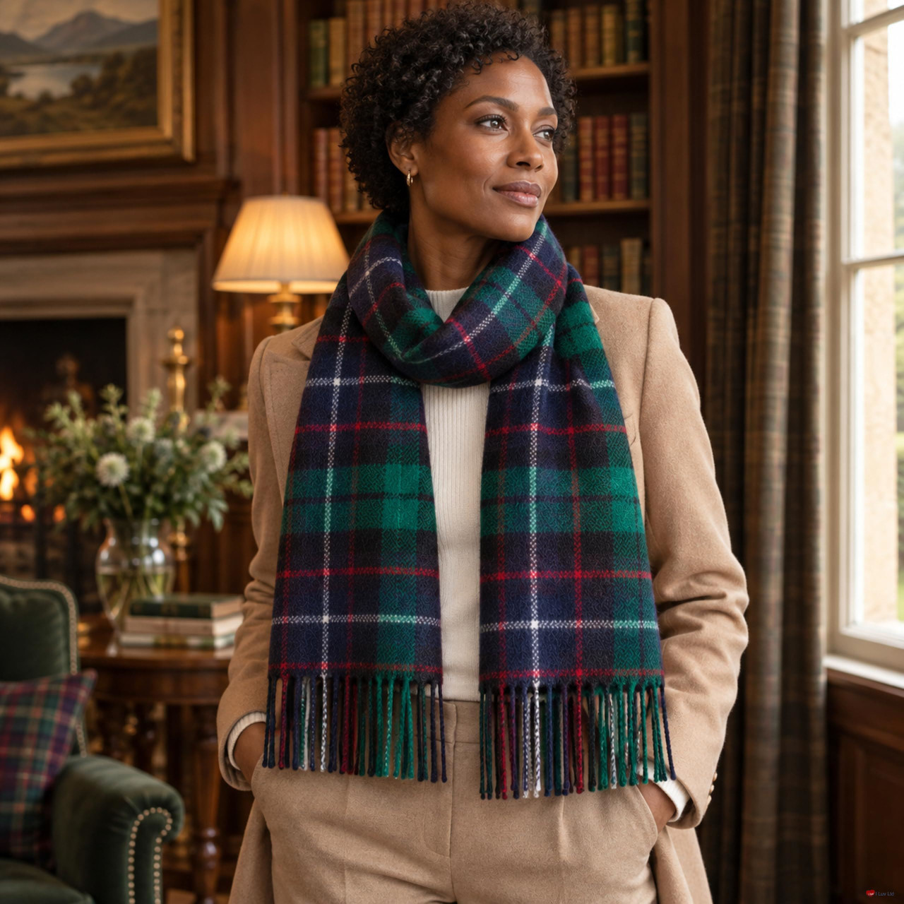 Cashmere Clan Scarf Mitchell Modern