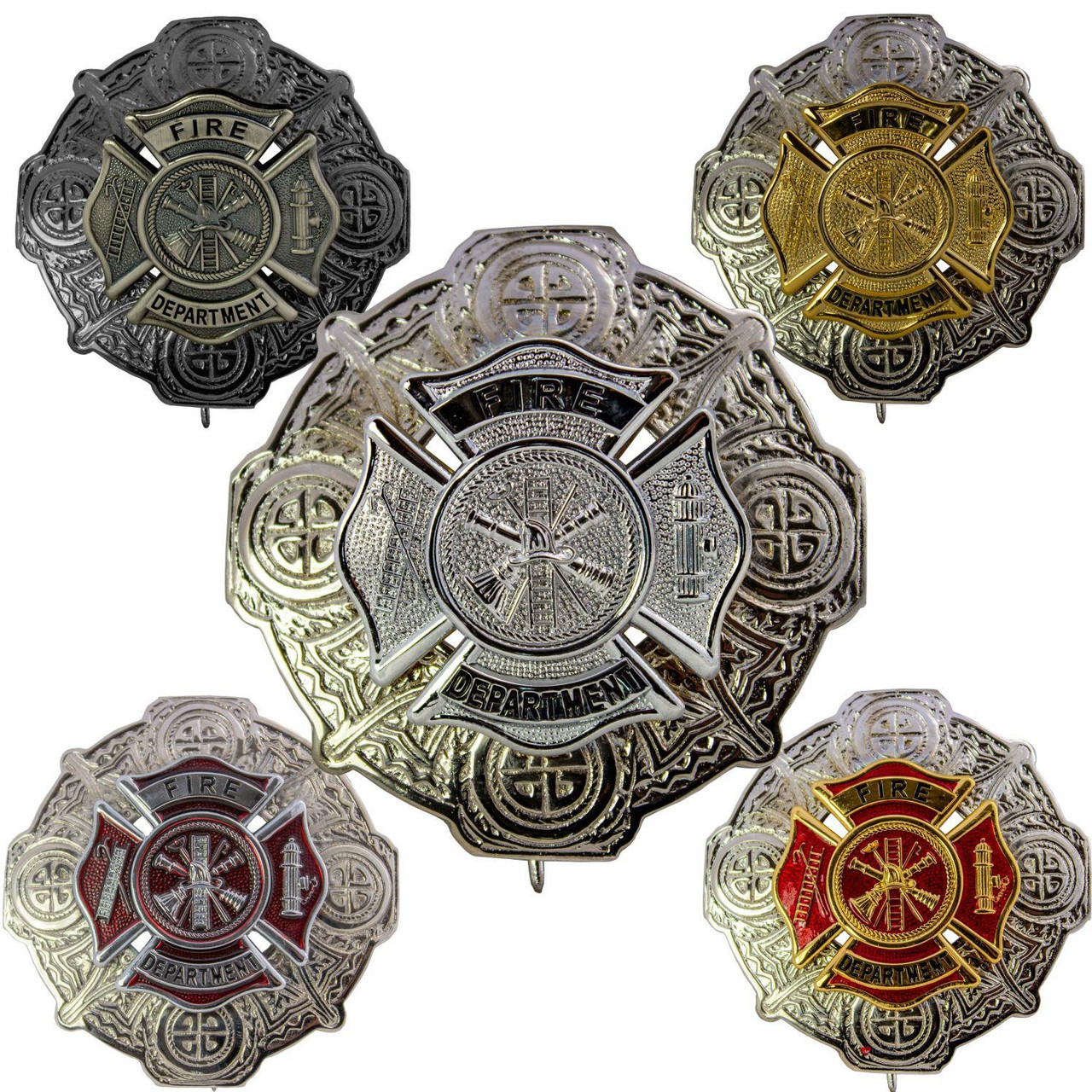 Fire Dept Traditional Plaid Brooch Celtic Knot 5 Styles Made In Scotland