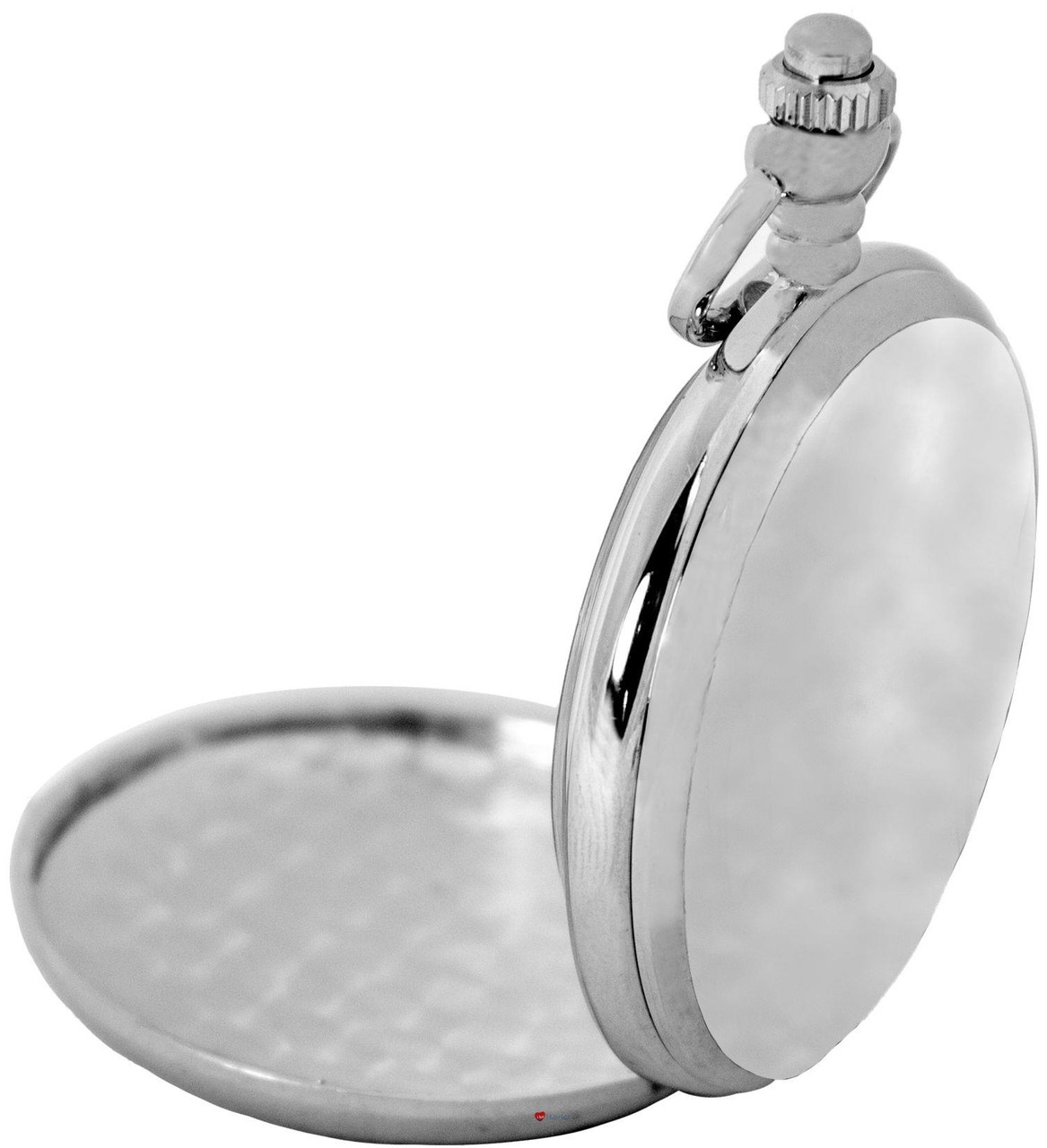 Pocket Watch 7 Design Quartz Polished Finish with T-Bar chain