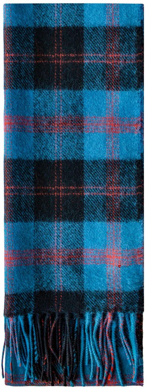 Angus Ancient Tartan Plaid 100% Lambswool Clan Scarf Made in Scotland