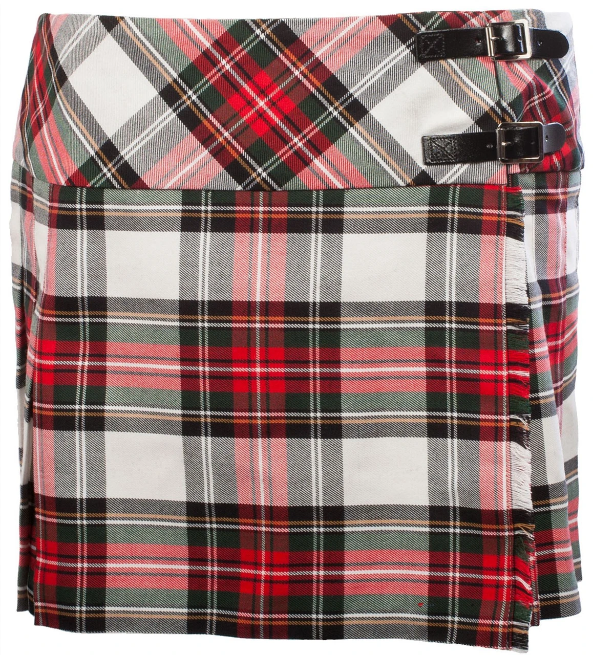 Ladies Pure Wool Tartan Billie Kilt 15" Length Royal Stewart
