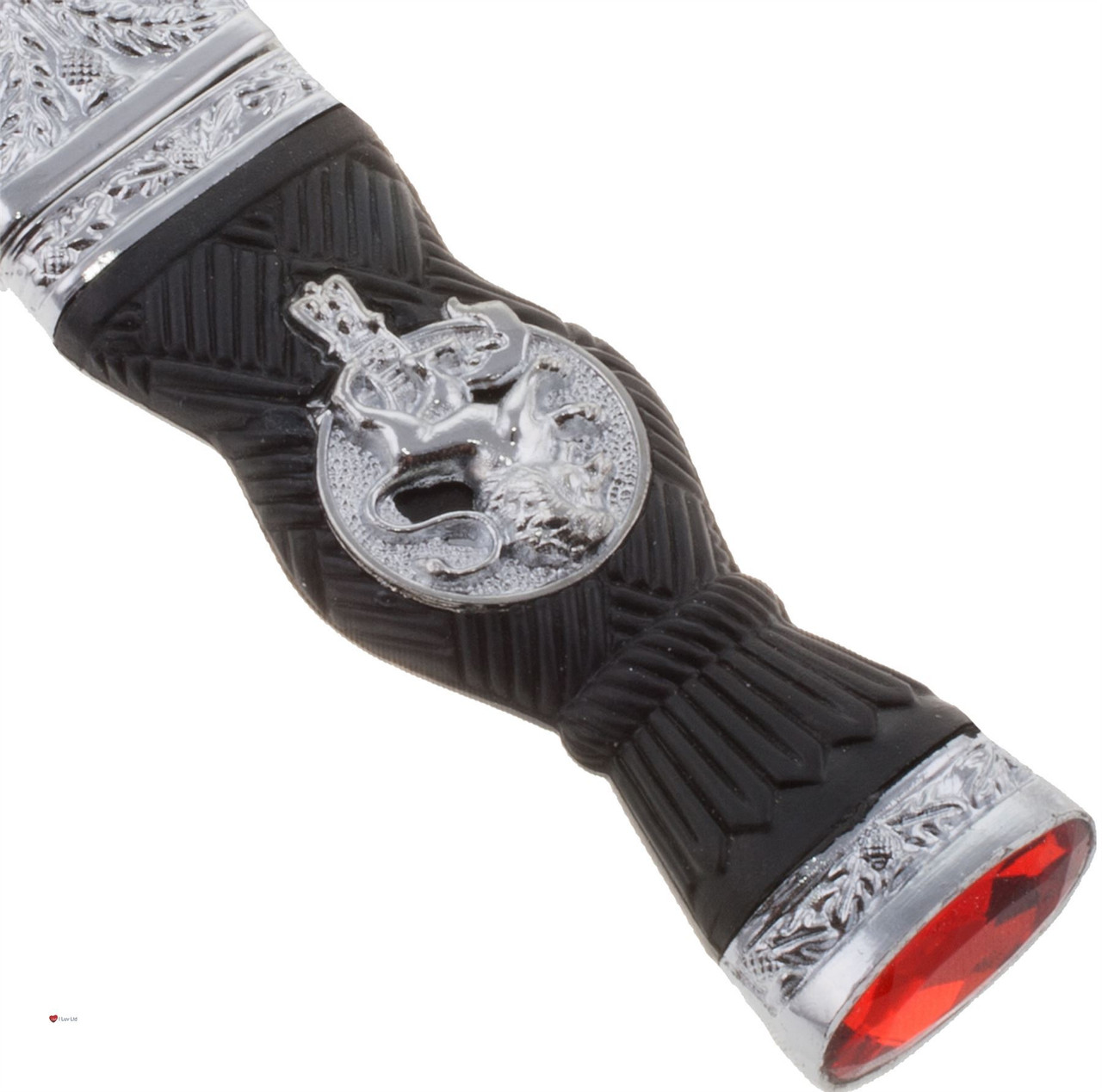 Sgian Dubh Gents Thistle Crest Traditional Design