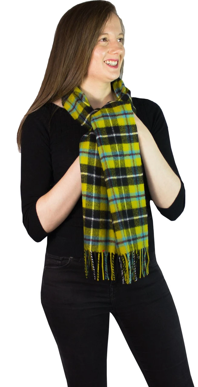 Cornish National Tartan Brushwool Scarf Scottish Clan