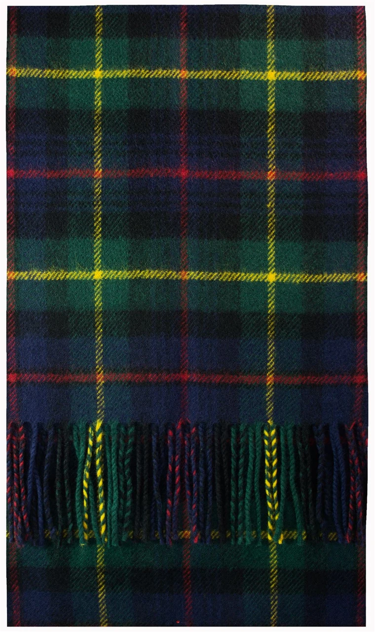 Farquharson Modern Tartan Brushwool Scarf Scottish Clan