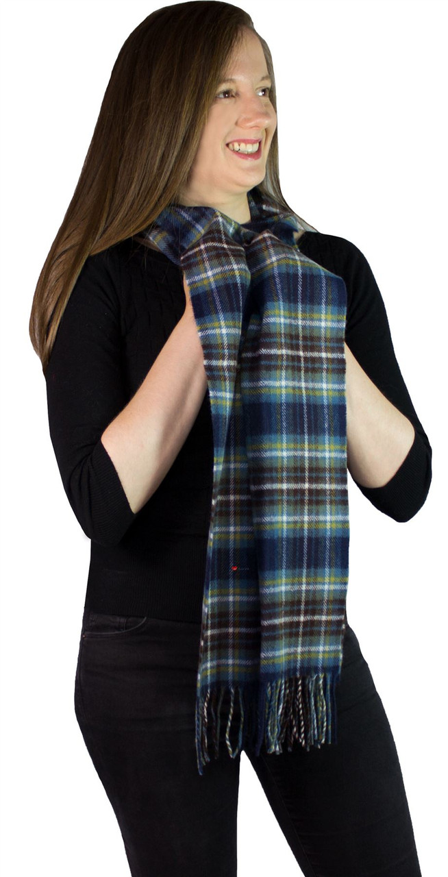 Holyrood Modern Tartan Brushwool Scarf Scottish Clan