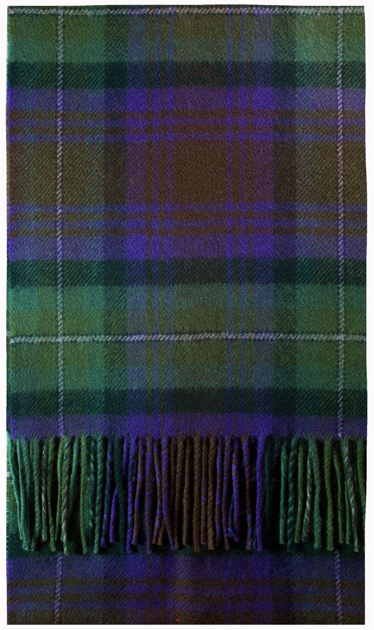 Isle Of Skye Tartan Brushwool Scarf Scottish Clan
