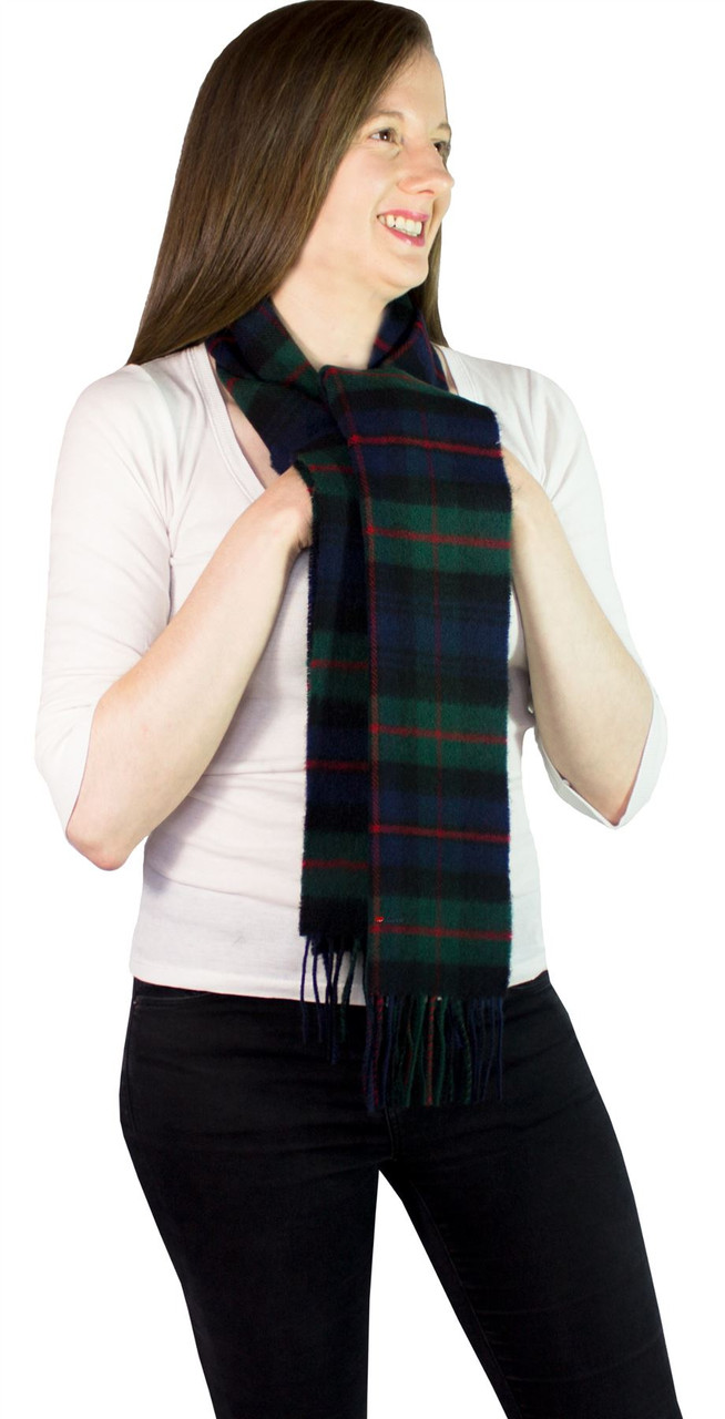 Murray Of Athol Modern Tartan Brushwool Scarf Scottish Clan