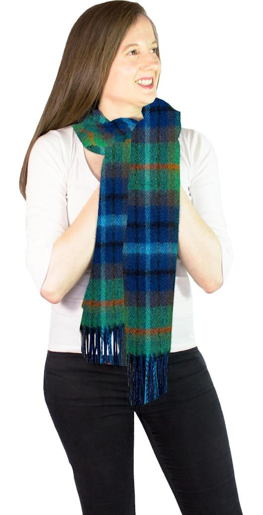 New York City Tartan Brushwool Scarf Scottish Clan