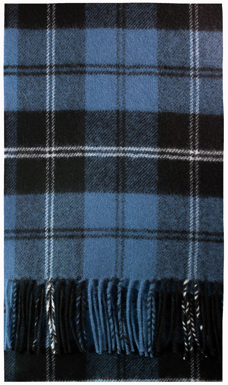 Ramsay Blue Ancient Tartan Brushwool Scarf Scottish Clan