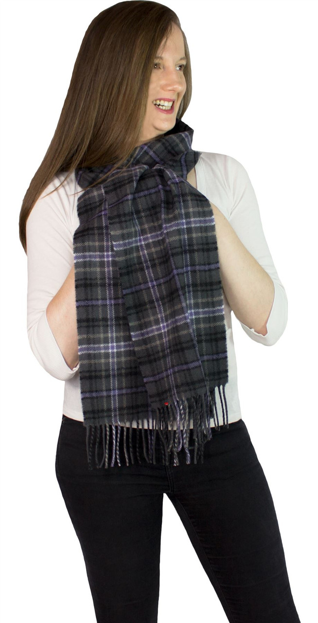 Scotland Forever Antique Tartan Brushwool Scarf Scottish Clan