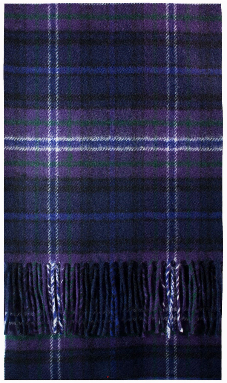 Scotland Forever Modern Tartan Brushwool Scarf Scottish Clan