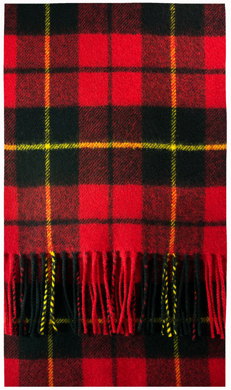 Wallace Modern Tartan Brushwool Scarf Scottish Clan