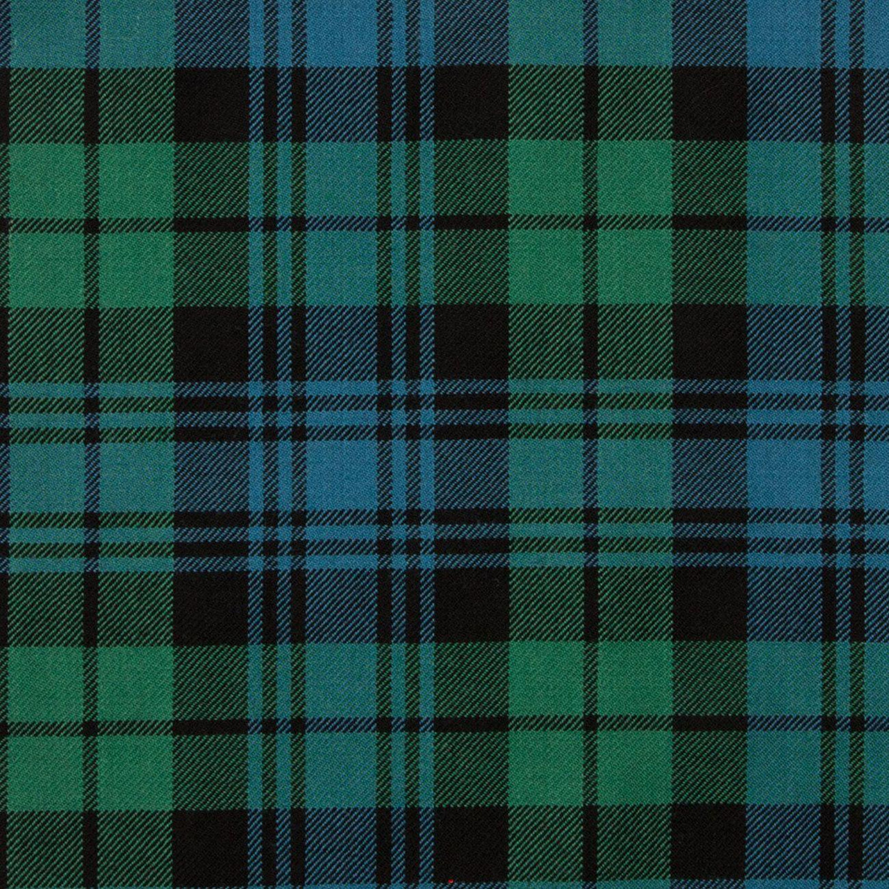 Braeriach 13oz Medium Fabric Black Watch Ancient Tartan 1 Metre