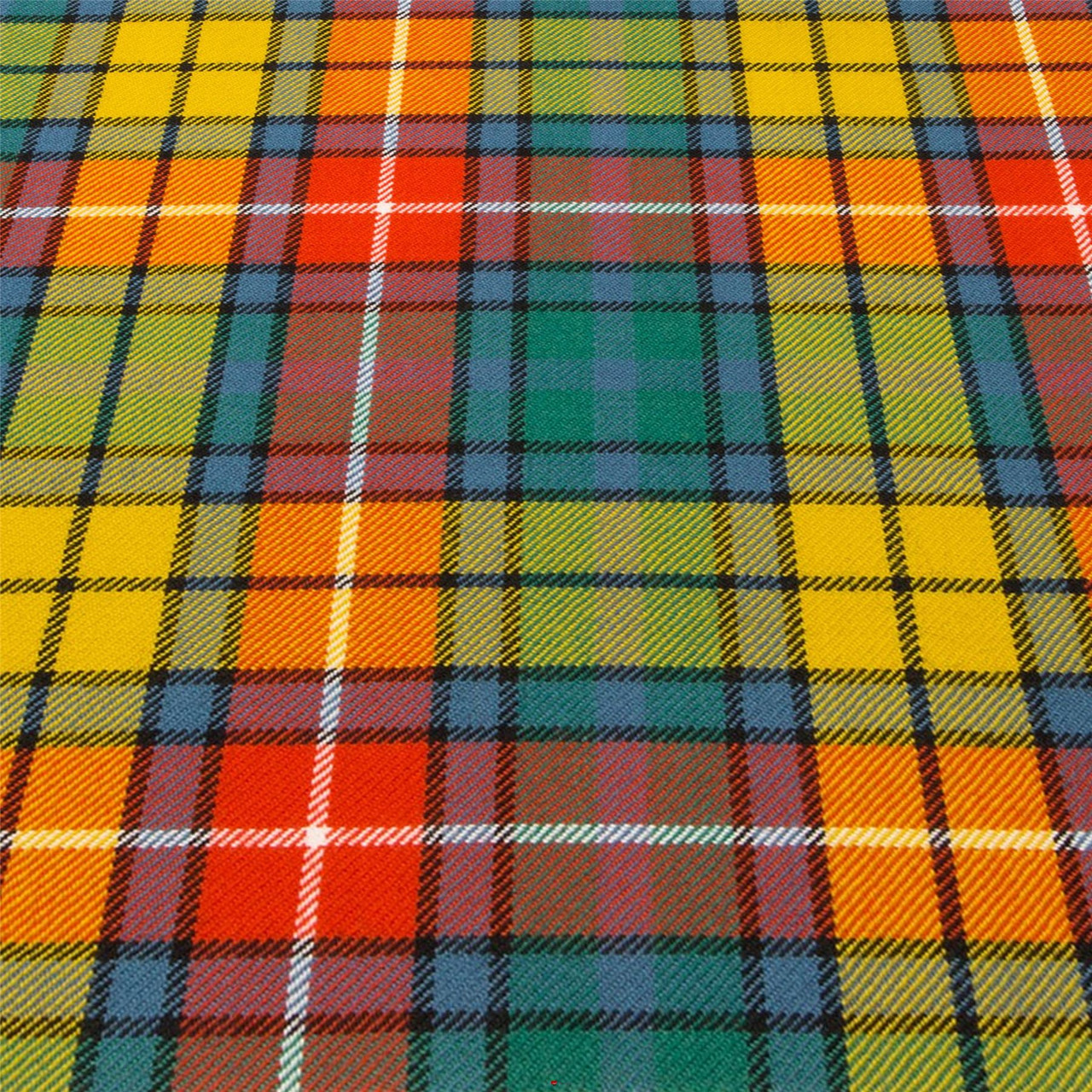 Light Weight 10oz Fabric Material Buchanan Ancient Tartan 1 Metre