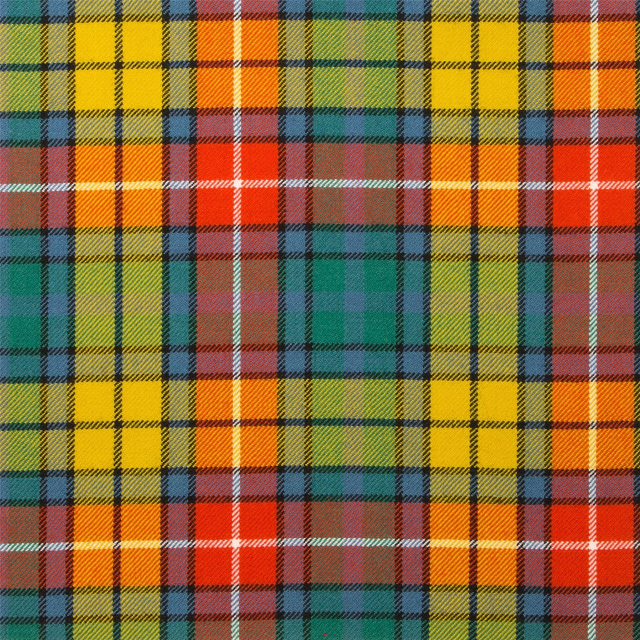 Light Weight 10oz Fabric Material Buchanan Ancient Tartan 1 Metre
