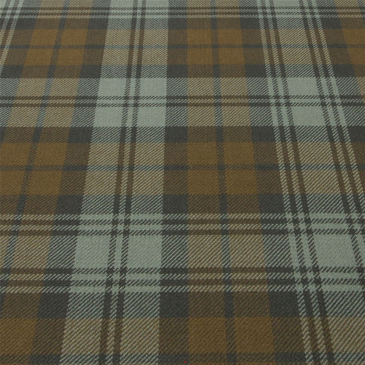 Light Weight 10oz Fabric Material Black Watch Weathered Tartan 1 Metre