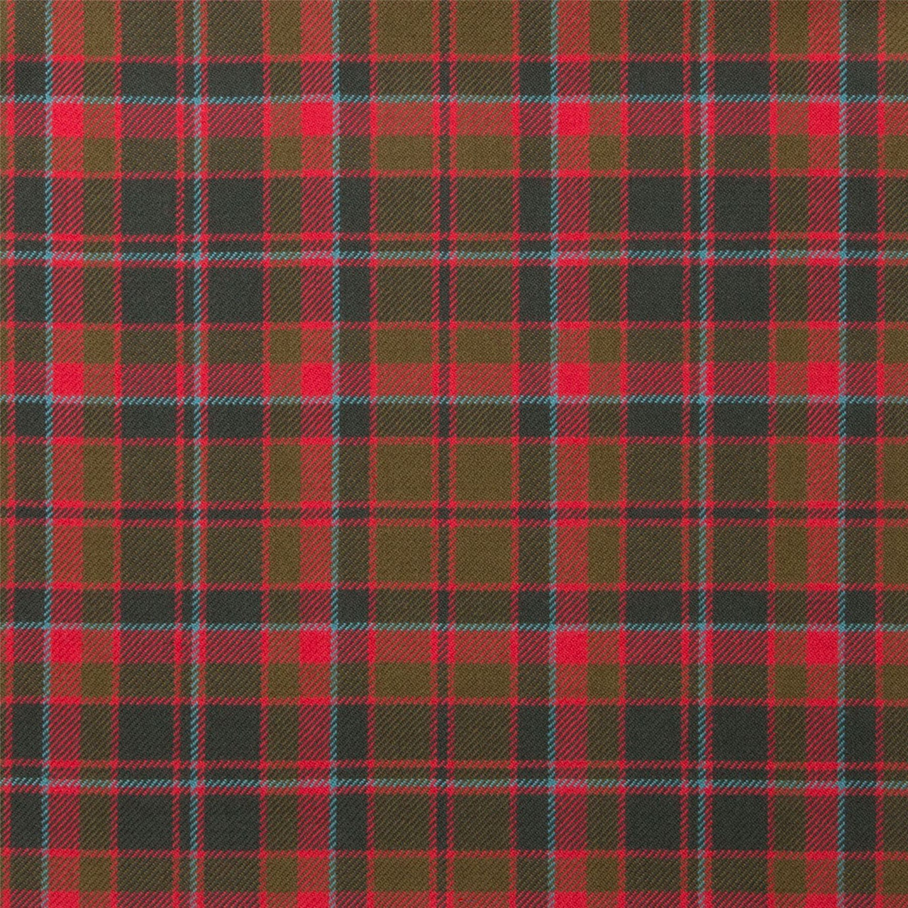 Light Weight 10oz Fabric Material Buchan Weathered Tartan 1 Metre