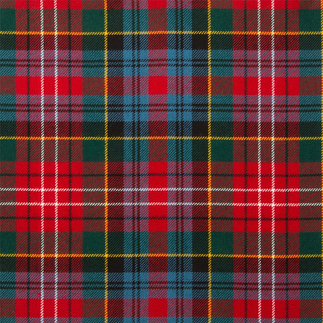 Light Weight 10oz Fabric Material Caledonia Modern Tartan 1 Metre