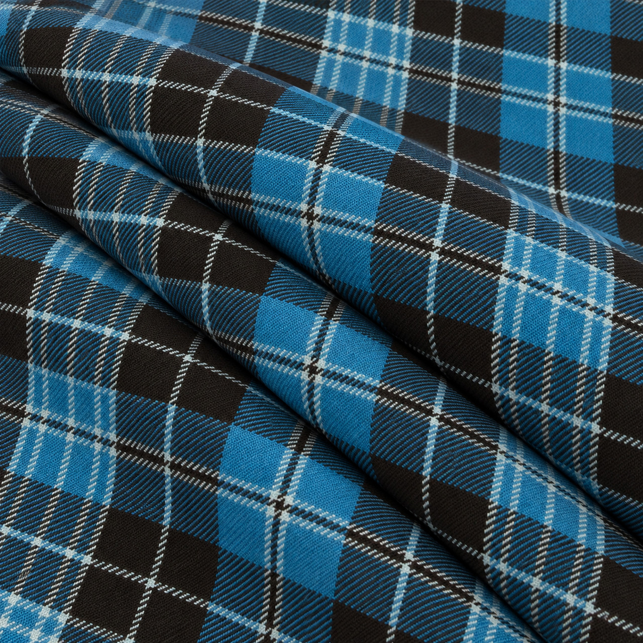 Clergy Ancient lightweight tartan fabric arranged in folds