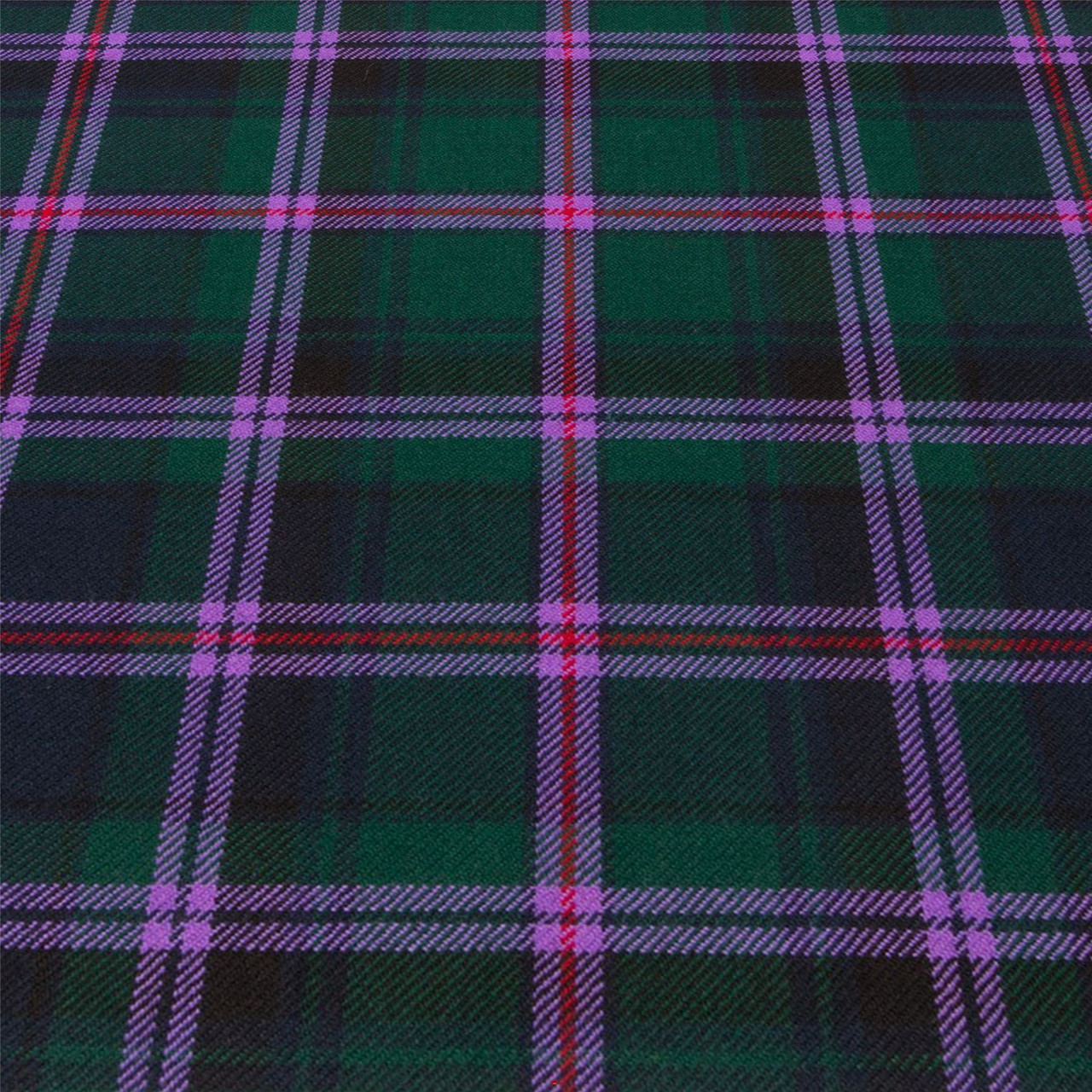 Light Weight 10oz Fabric Material Cooper Modern Tartan 1 Metre